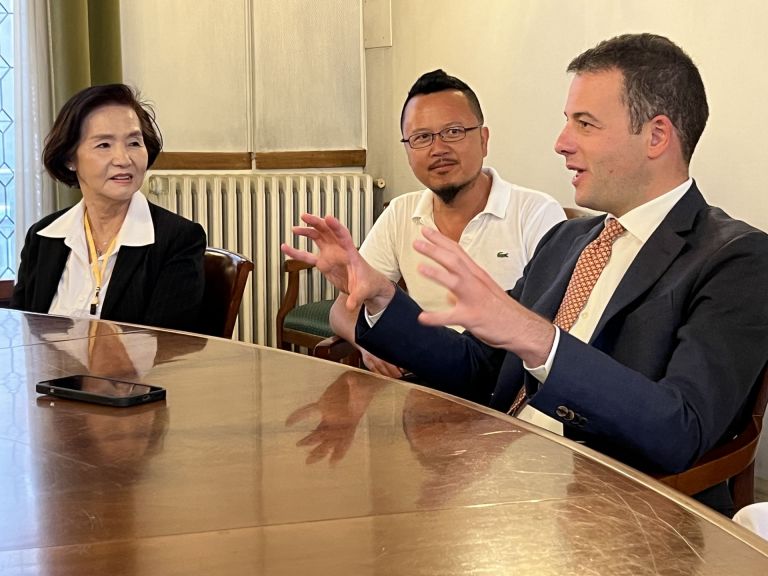 拜會威尼斯市副市長 取經世界水都治水成功經驗