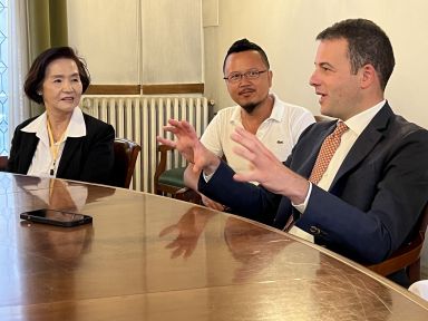拜會威尼斯市副市長 取經世界水都治水成功經驗