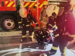陽大醫院火警午夜驚魂．消防急援人安火滅煙霧散