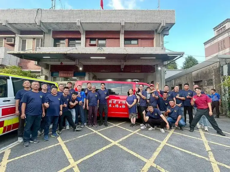 壯圍賴家捐贈208萬元後勤車．延續父志守護鄉里