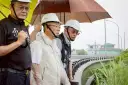宜蘭啟動防汛整備機制．林茂盛視察五結抽水