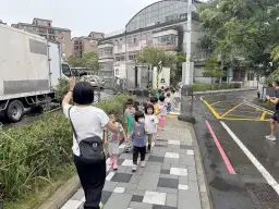 凱旋國小打造安全廊道．學童通行更有安全保障