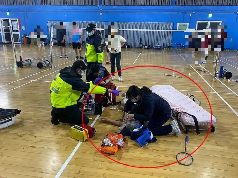 羅東羽球館突發倒地無脈搏意外．休假消防員急救成功挽救回一命【影音新聞】