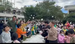 遠赴合歡山取瑞雪～員山國小校園變身雪樂園【影音直播】【影音新聞】