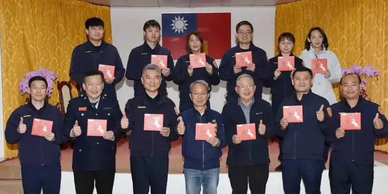 春節維安全面啟動．代理縣長慰問第一線警力
