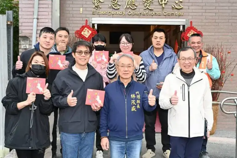 連假在即不鬆懈．代理縣長林茂盛親赴第一線打氣