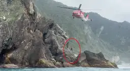 墜落海邊礁岩險象生～宜消空勤吊掛化危機【影音新聞】