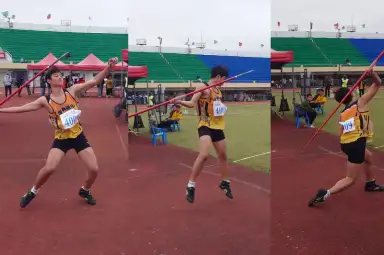 破紀錄-4～躲避球場轉戰標槍，復興國中簡郡廷自律苦練破大會紀錄