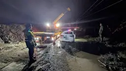 戰地旅人遇坍方驚魂～以色列夫婦受困山區．獲警援助脫險