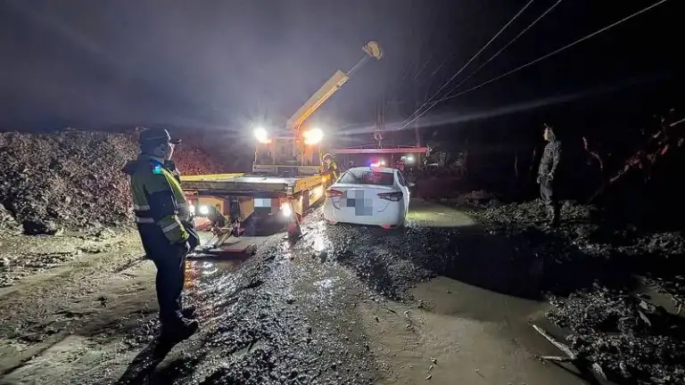 戰地旅人遇坍方驚魂～以色列夫婦受困山區．獲警援助脫險