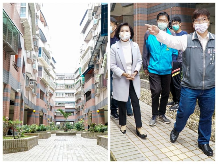 縣第一座大廈補強工程～「新生活天地」．年底完成