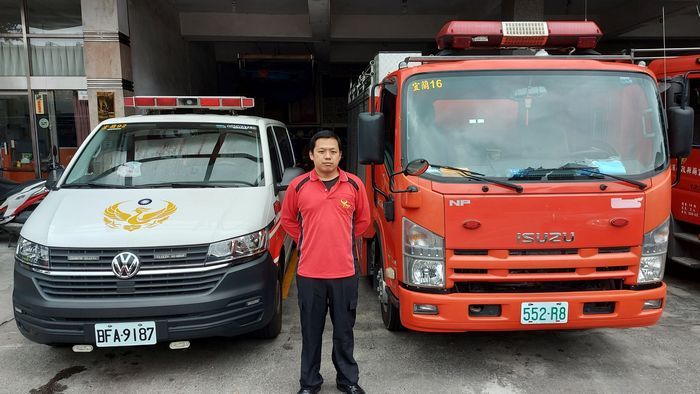 宜蘭消防分隊長盧秉宏上任～花師院轉換消防救災