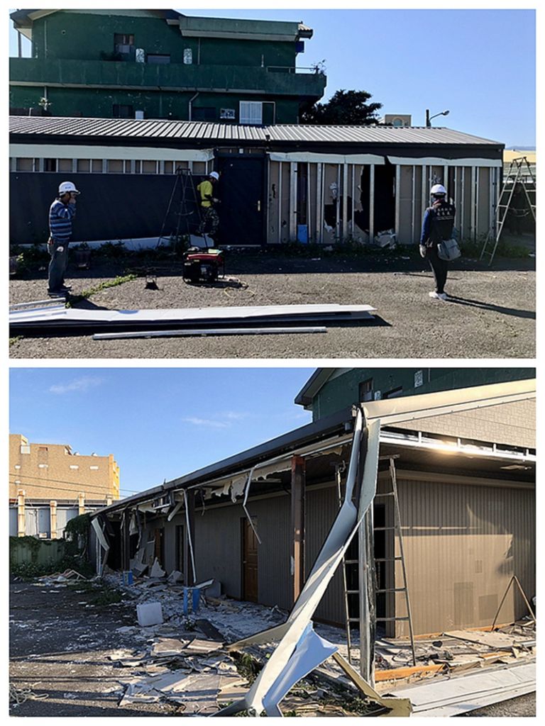 羅東影響居民公安違建．縣府強制執行拆除