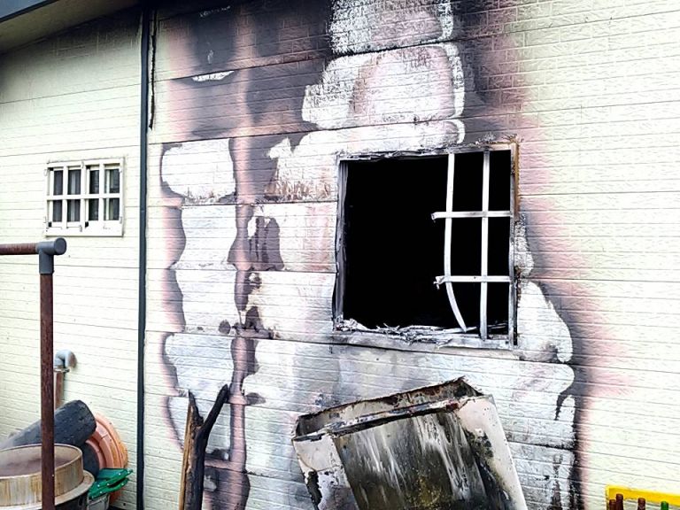 南澳鄉蘇花路二段傍晚傳火警 受困2幼童燒燙傷獲救送醫