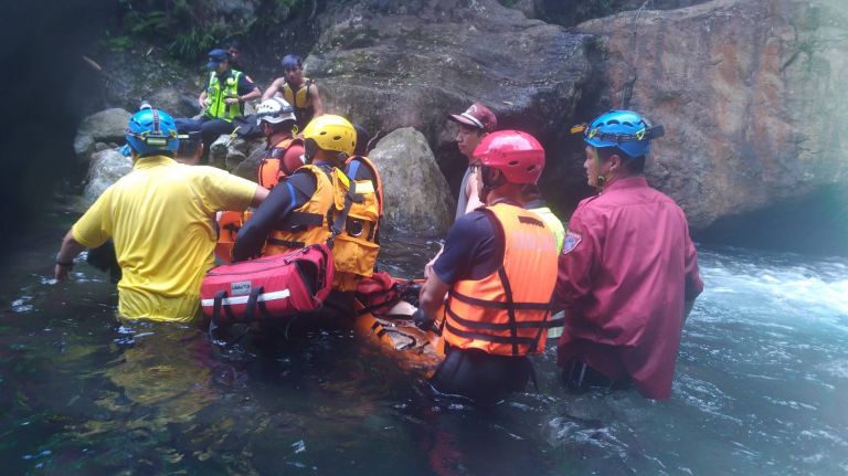 南澳金岳瀑布又傳溺水意外 一名年約30餘歲男子溺水死亡