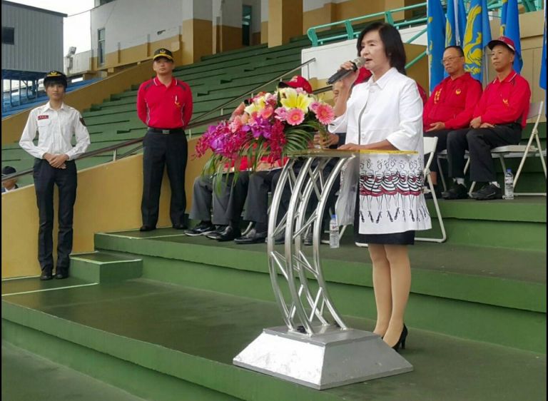 縣長林姿妙親臨嘉勉 宜蘭縣義消競技比賽士氣大振