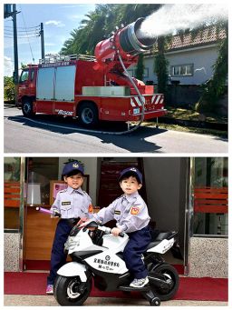 假日何處去？小朋友看消防騎機車．開工也有亮點