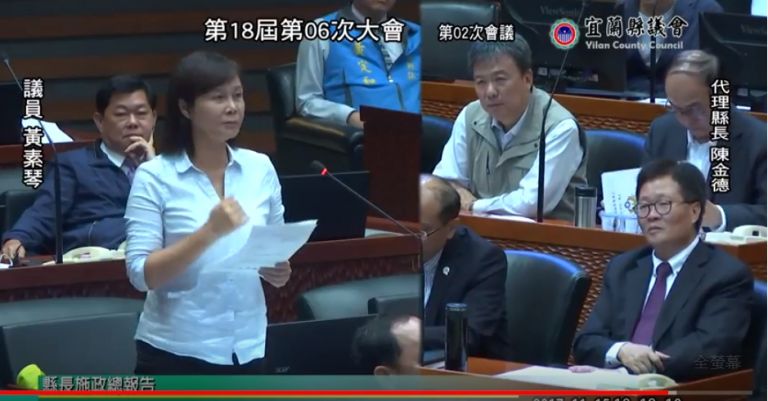 前妻黃素琴議員VS前夫陳金德縣長  欲言又止