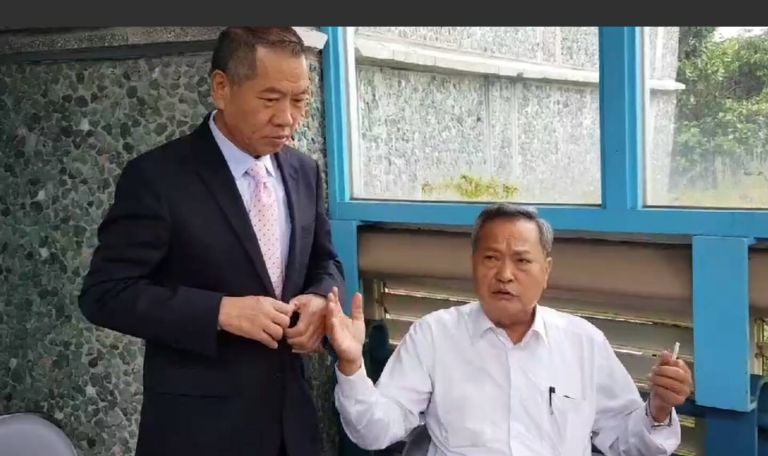 前議長張建榮全副武裝 嗆 現任議長陳文昌【影音新聞】