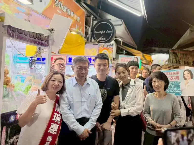 柯文哲兩日走訪宜蘭～陪同陳琬惠掃街拜票爭取支持