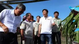 颱風後深入員山勘災～林國漳提農保雙軌保障．承諾拓展農產行銷