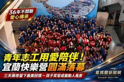 青年志工用愛陪伴～宜蘭快樂營圓滿落幕