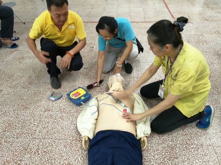蘇澳鎮公所舉辦AED CPR救護訓練