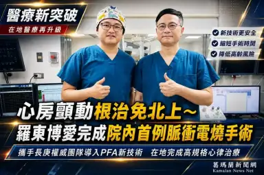 宜蘭心律治療再突破～羅東博愛完成院內首例PFA心臟脈衝電燒