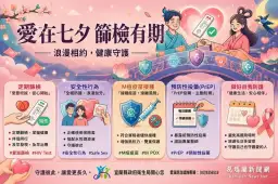 七夕浪漫別忘安全～宜蘭衛生局籲防愛滋、梅毒及M痘