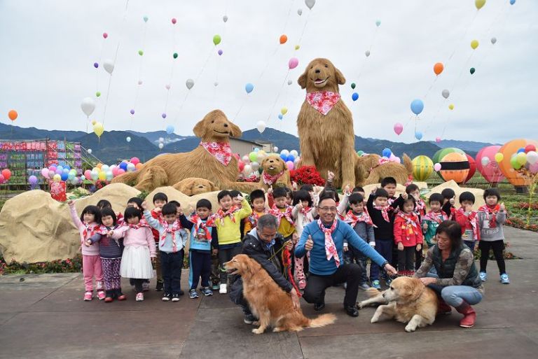 三星鄉狗狗家族命名揭曉 帶毛小孩打卡送農特產品