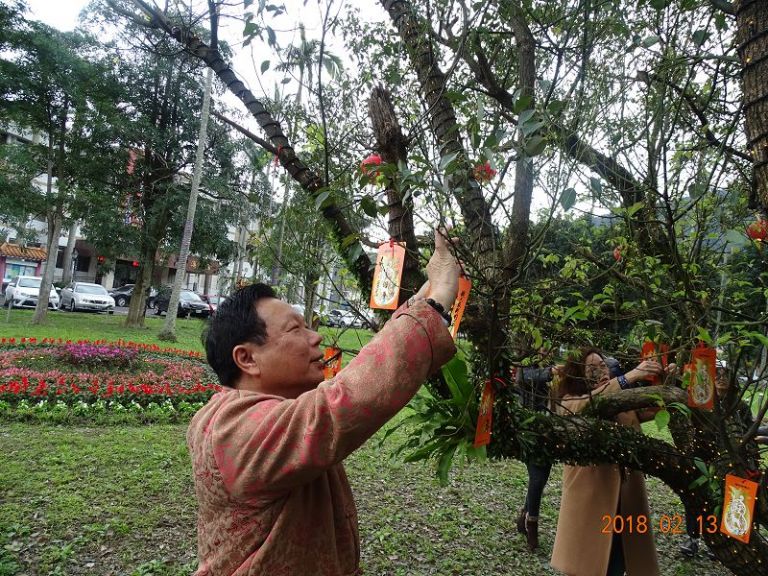 蘇澳鎮公所街景佈置迎接遊子返鄉過節
