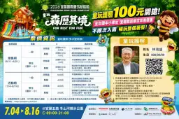 童玩護照5月11日開賣～全國國中小學生與宜蘭縣民早鳥100元不限次入園